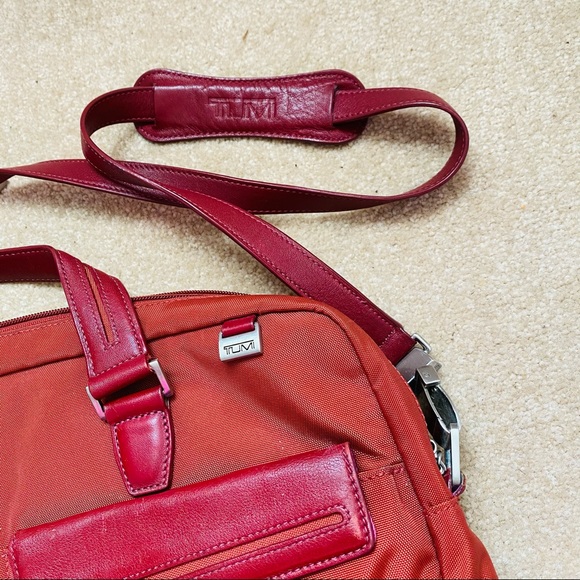 Tumi briefcase bag laptop shoulder orange - Picture 6 of 11